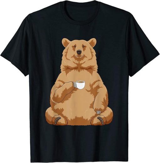 Bear Coffee Cup T-Shirt