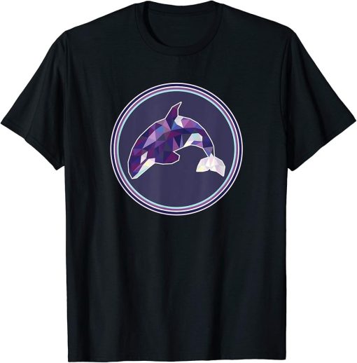 Orca Shirt: Cute Whale Lovers Colorful Art Killer Whale T-Shirt